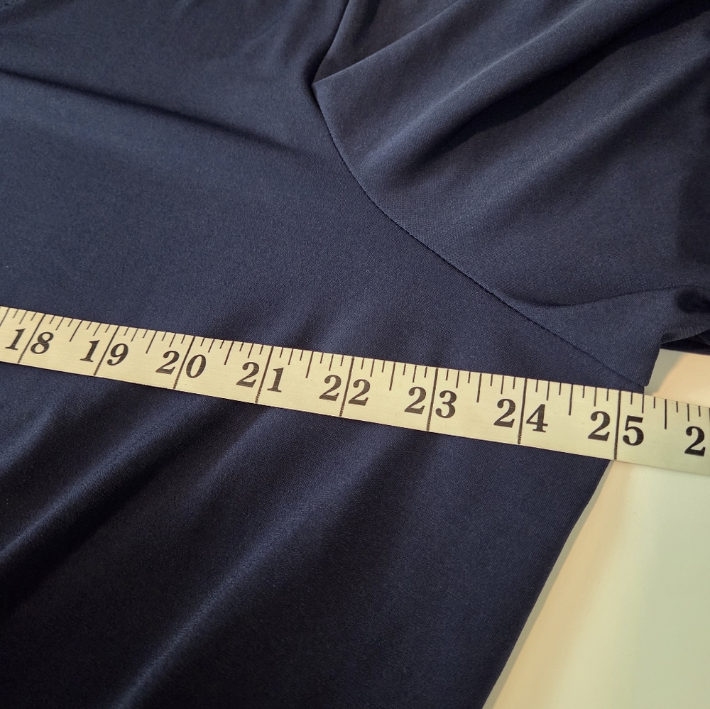 Girl With Curves Regular Knit Midi Dress with Flutter Sleeve Midnight SZ 2X - Picture 7 of 8